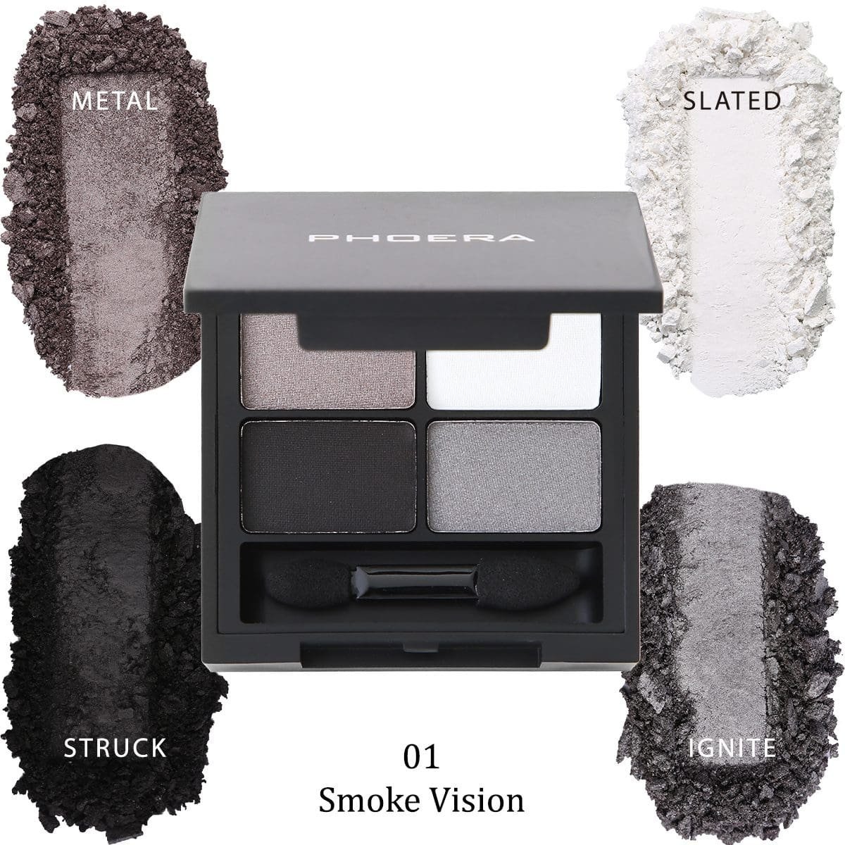 PHOERA Fours Flawless Highly Pigmented Shadow Palette - Image 7