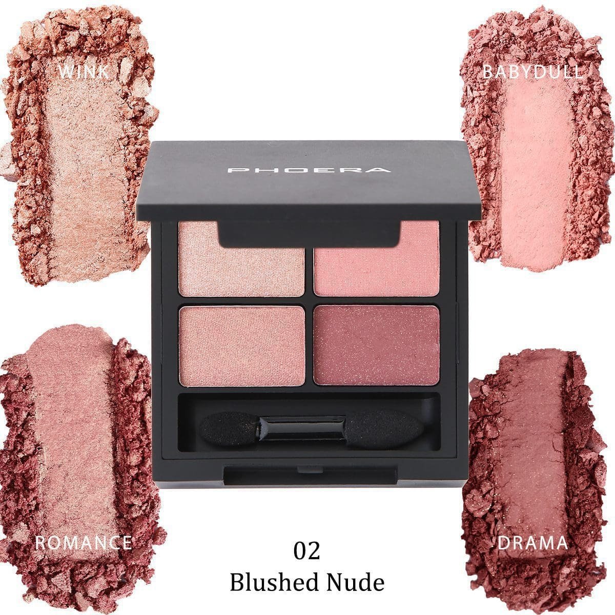 PHOERA Fours Flawless Highly Pigmented Shadow Palette - Image 8