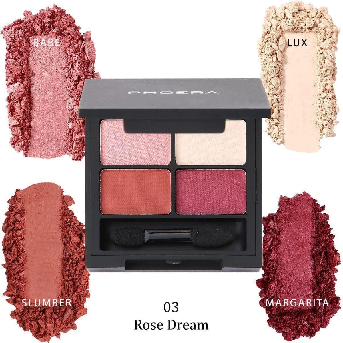 PHOERA Fours Flawless Highly Pigmented Shadow Palette - Image 9