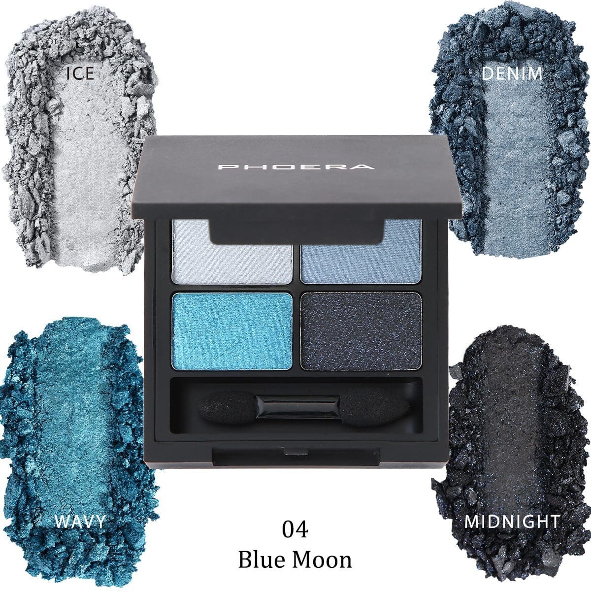 PHOERA Fours Flawless Highly Pigmented Shadow Palette - Image 10