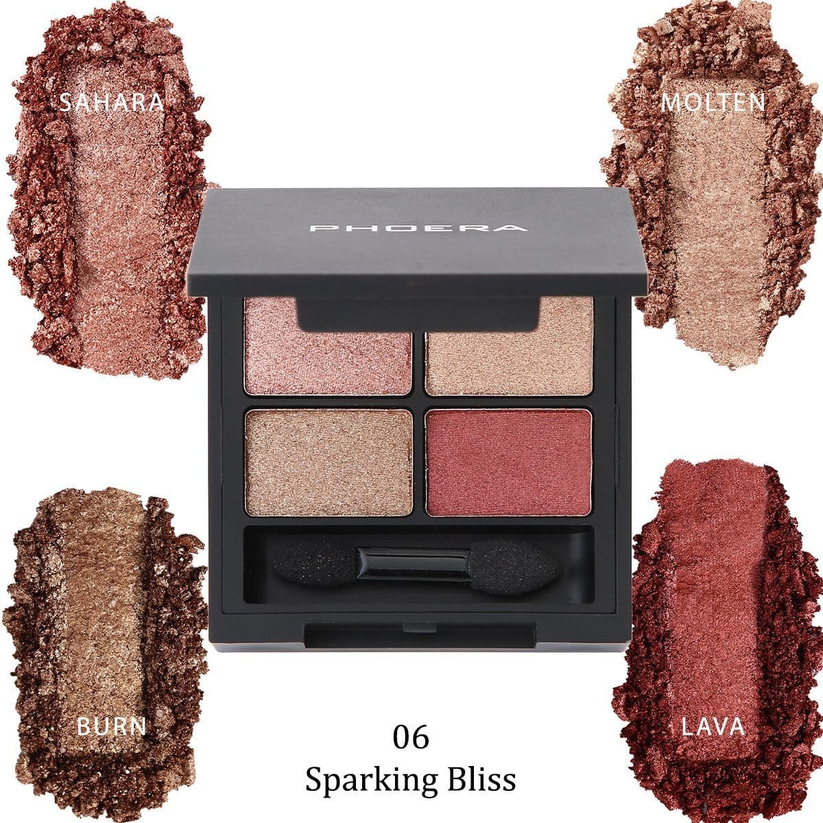 PHOERA Fours Flawless Highly Pigmented Shadow Palette - Image 12