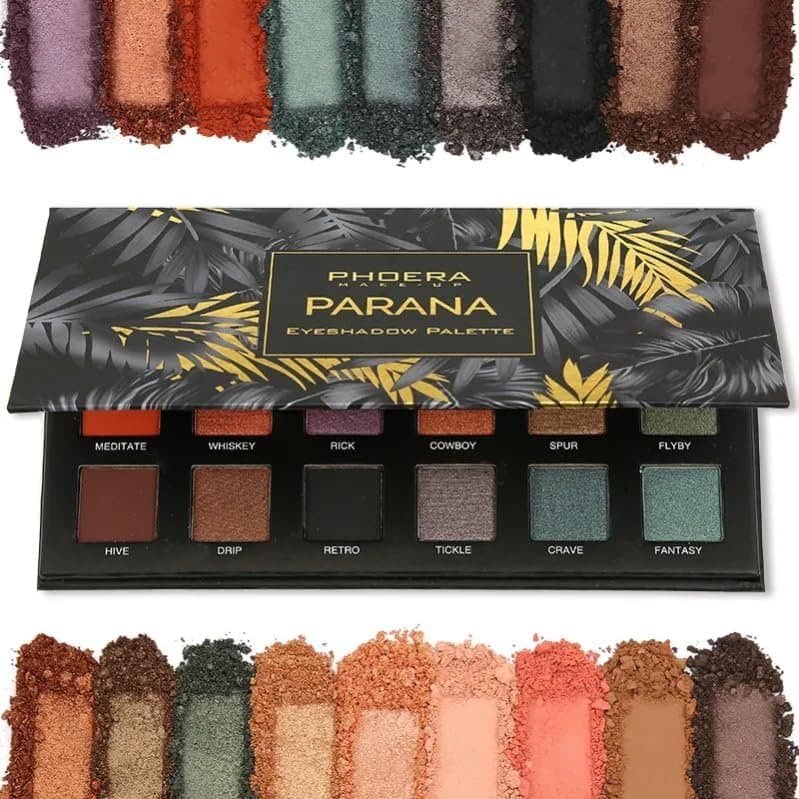 PHOERA 18 Colors Highly Pigmented Eyeshadow Palette - Image 4
