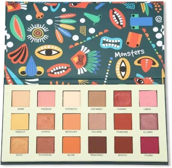 PHOERA 18 Colors Highly Pigmented Eyeshadow Palette - Image 6