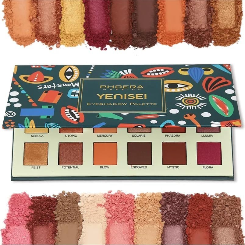 PHOERA 18 Colors Highly Pigmented Eyeshadow Palette - Image 8