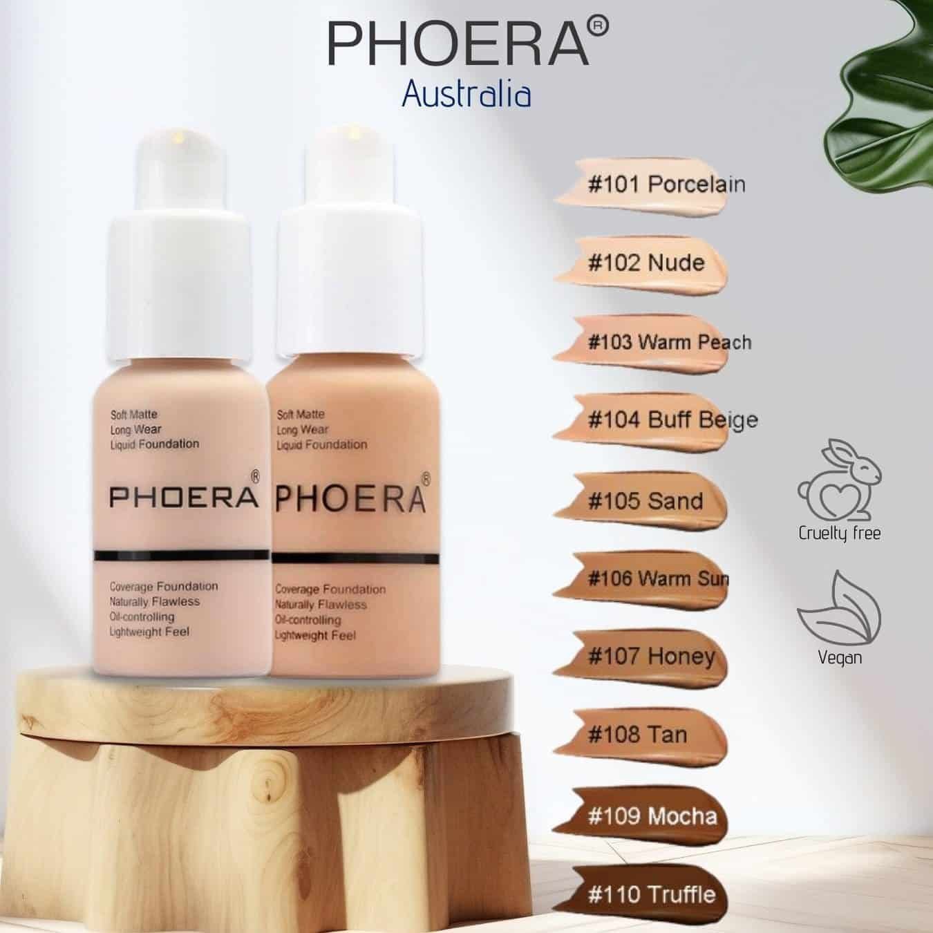 Full Coverage Liquid Foundation SAMPLES TO TEST COLOUR - Image 2