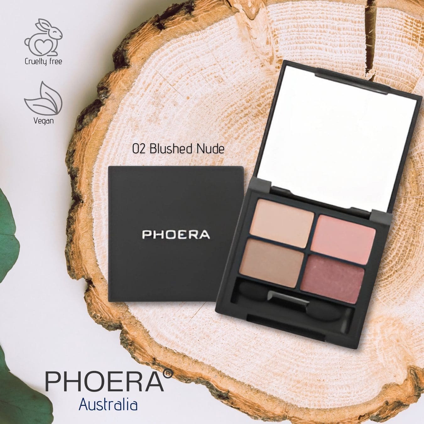 PHOERA Fours Flawless Highly Pigmented Shadow Palette - Image 2