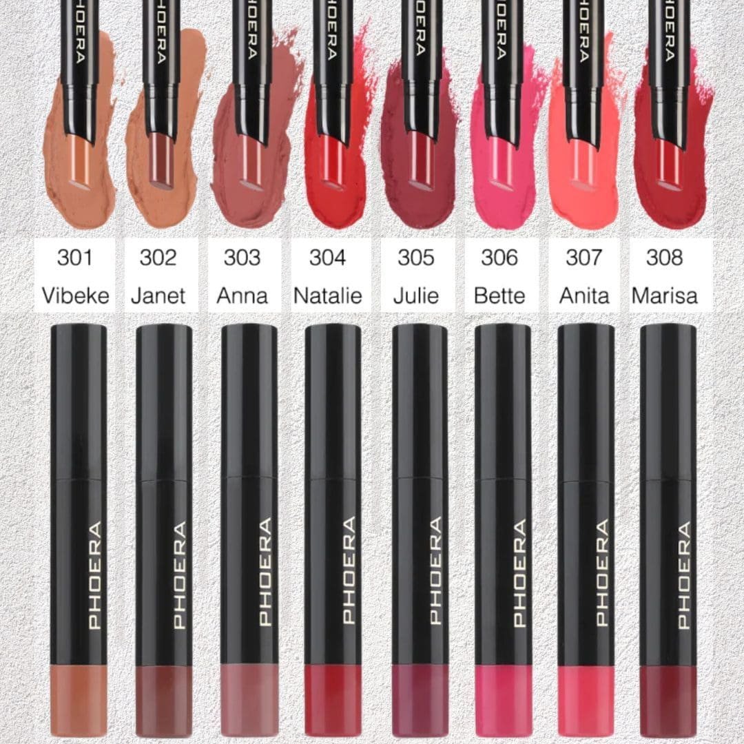 PHOERA Ultra Matte Non Transfer Lipstick - Image 3