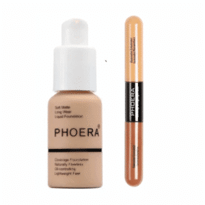 PHOERA Liquid Foundation and Sculpt & Highlight Face Combo