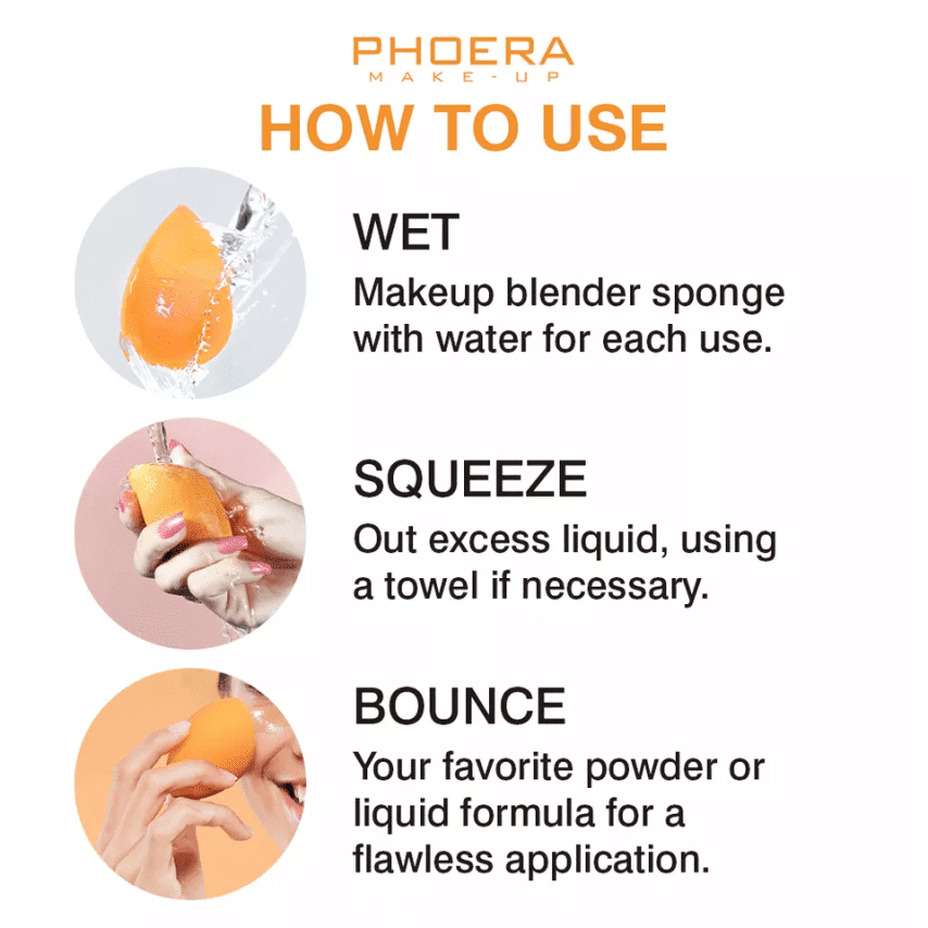 Liquid Foundation & Makeup Blender Sponge Combo - Image 6