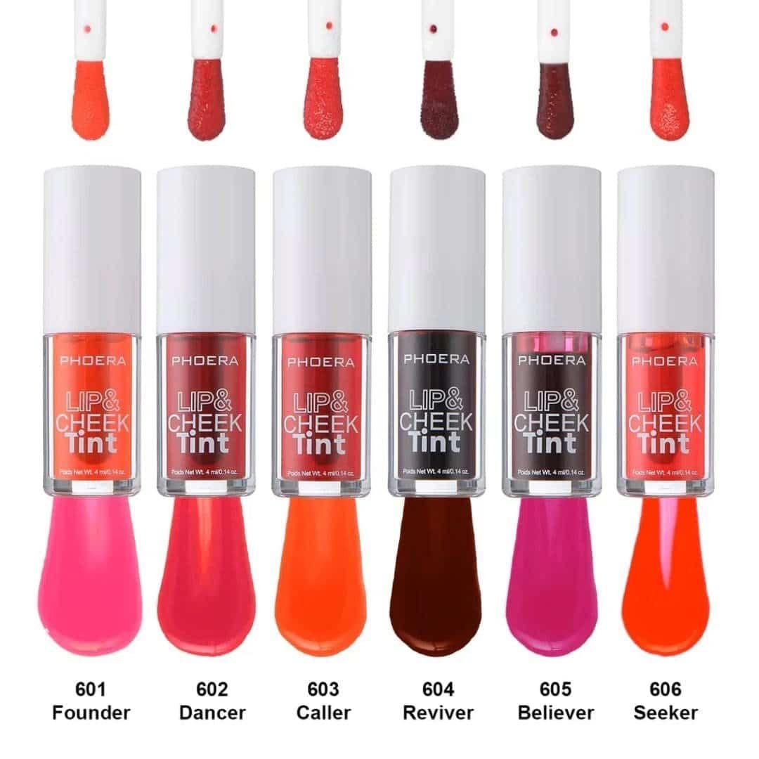 PHOERA Lip & Cheek Tint Matte Finish