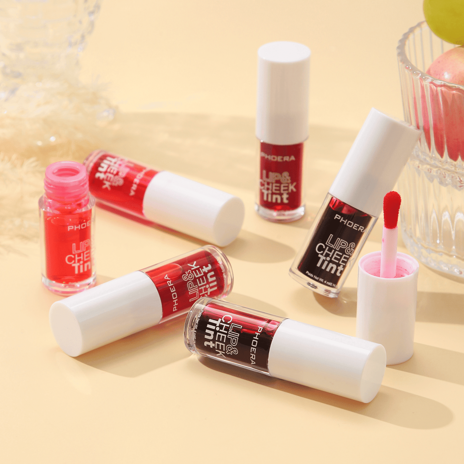 PHOERA Lip & Cheek Tint Matte Finish - Image 7