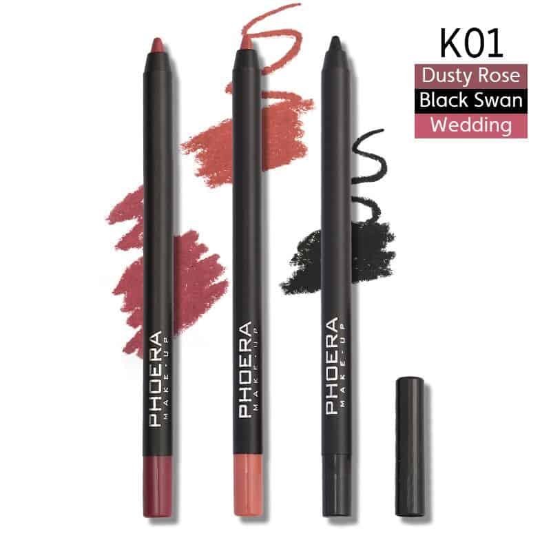 PHOERA Matte Lip & Eyeliner Kit - Image 15