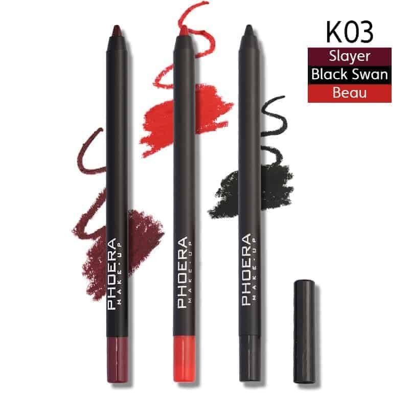 PHOERA Matte Lip & Eyeliner Kit - Image 11