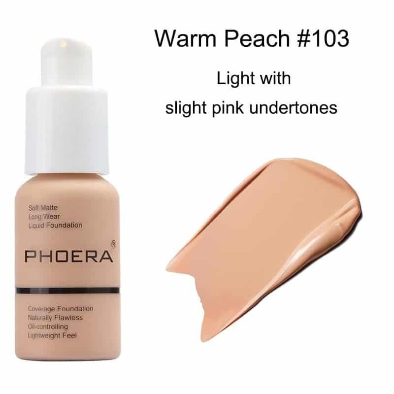 PHOERA Full Coverage Liquid Foundation - Image 11
