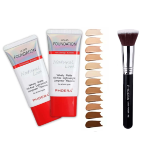 Phoera Liquid Foundation & Kabuki